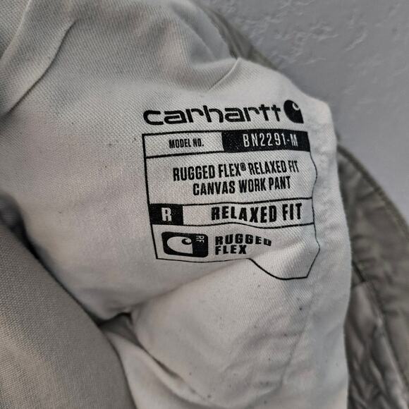 Carhartt Cargo Relaxed  Fit Rugged Flex Pants/ 34 x 32 - Picture 6 of 7